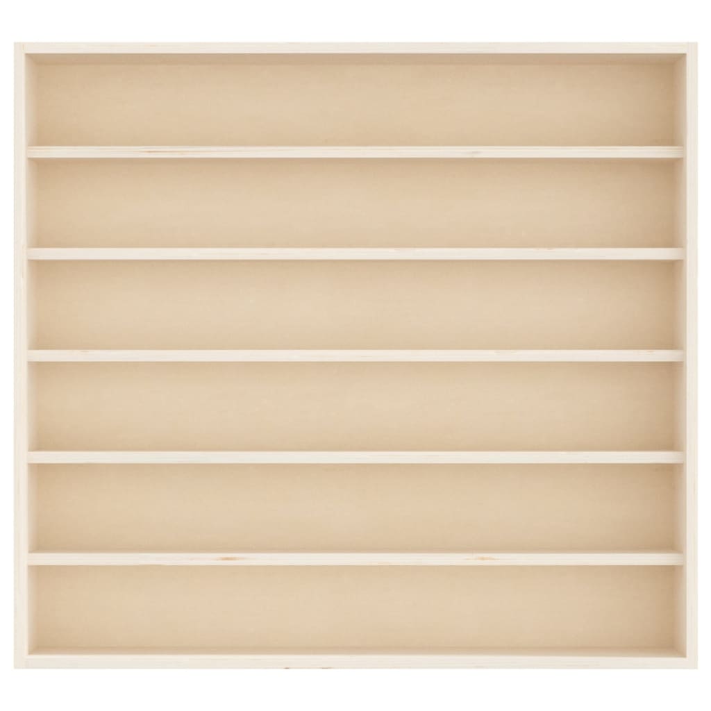Ξύλινη συλλεκτική βιτρίνα με 6 ράφια 60x8,5x55 εκ.