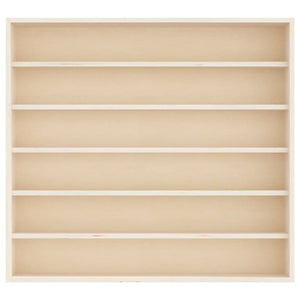 Ξύλινη συλλεκτική βιτρίνα με 6 ράφια 60x8,5x55 εκ.