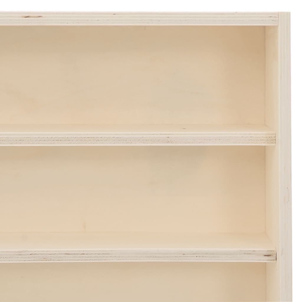 Ξύλινη συλλεκτική βιτρίνα με 6 ράφια 60x8,5x55 εκ.