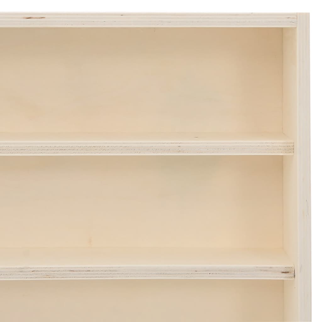 Ξύλινη συλλεκτική βιτρίνα με 6 ράφια 100x9x55 εκ.