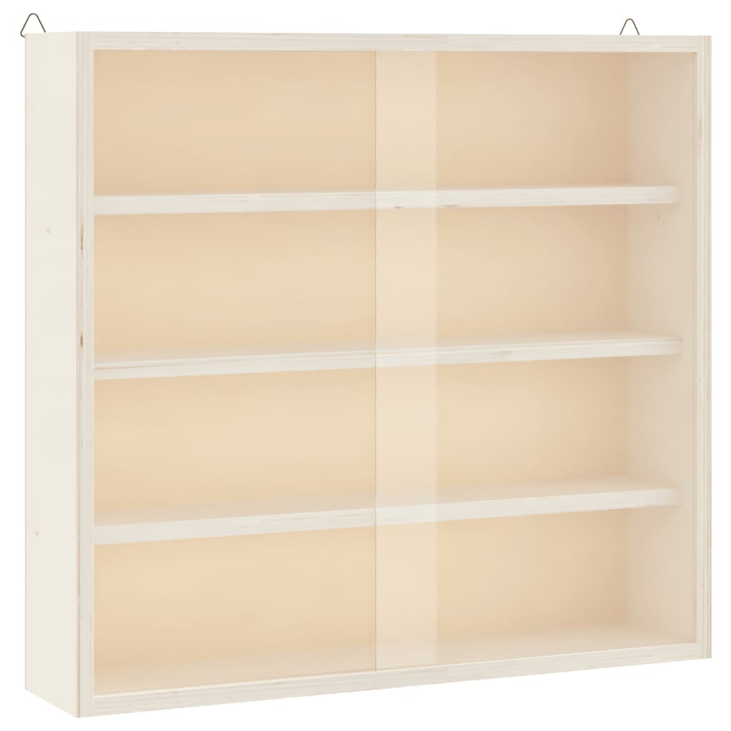 Ξύλινη συλλεκτική βιτρίνα με πόρτες 40x8,5x37 εκ.