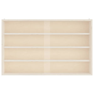Ξύλινη Βιτρίνα Συλλεκτών με Πόρτες 60x8,5x37 εκ.