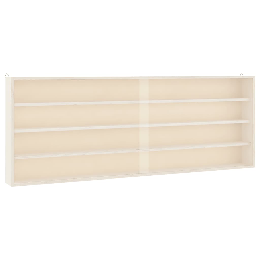 Ξύλινη συλλεκτική βιτρίνα με πόρτες 100x8,5x37 εκ. - Pakobazaar