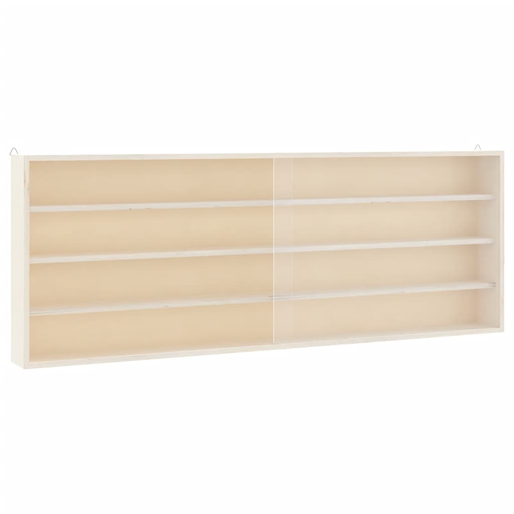 Ξύλινη συλλεκτική βιτρίνα με πόρτες 100x8,5x37 εκ. - Pakobazaar