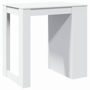 Τραπέζι Μπαρ Λευκό 102x70x103,5εκ. Επεξεργ. Ξύλο