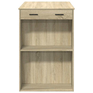 Τραπέζι Μπαρ Sonoma Δρυς 102x70x103,5 εκ. Επεξεργ. Ξύλο