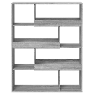 Βιβλιοθήκη Γκρι Sonoma 100x33x125,5 εκ. από Επεξεργασμένο Ξύλο