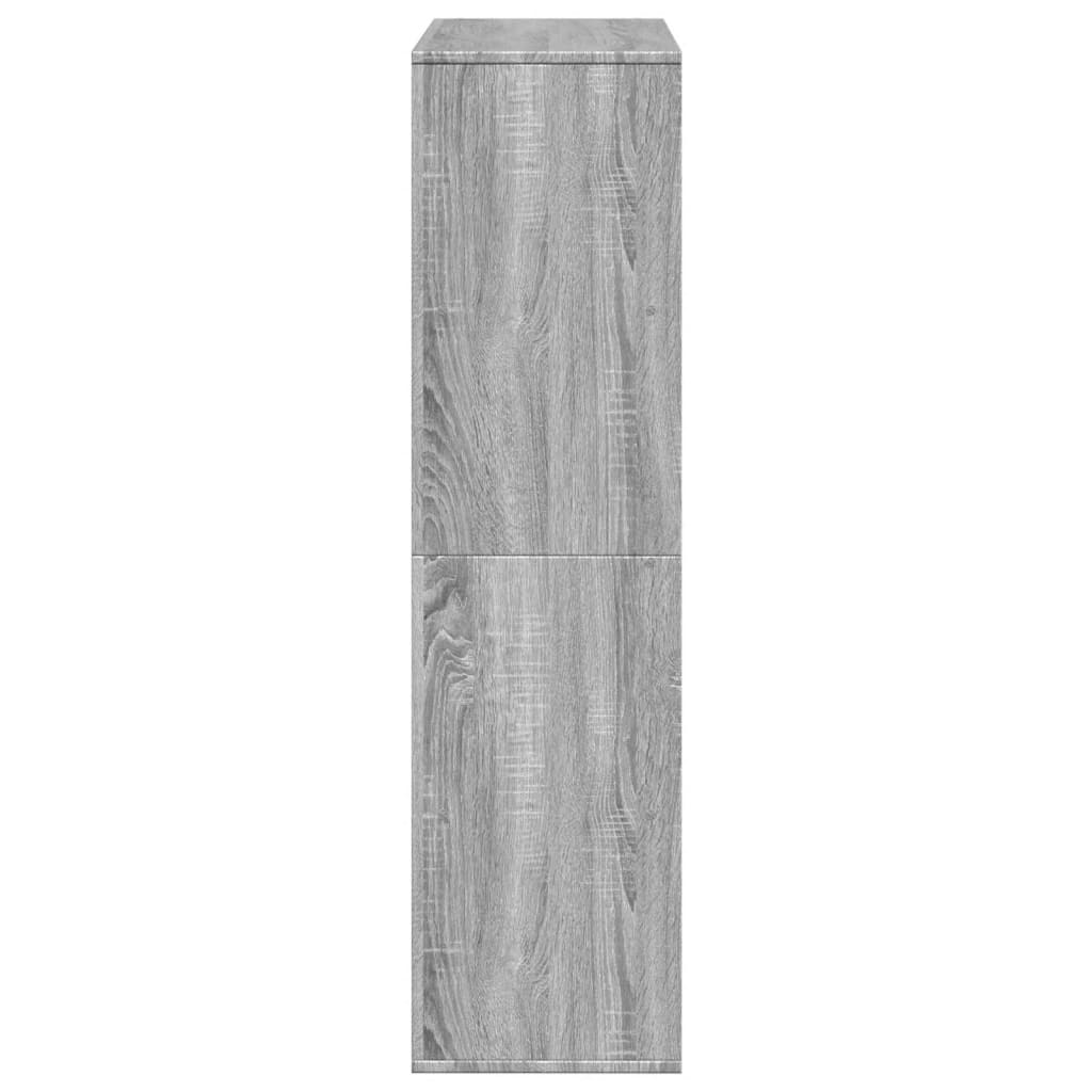 Βιβλιοθήκη Γκρι Sonoma 100x33x125,5 εκ. από Επεξεργασμένο Ξύλο