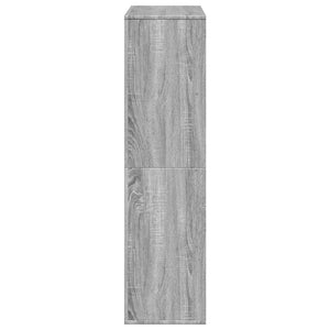 Βιβλιοθήκη Γκρι Sonoma 100x33x125,5 εκ. από Επεξεργασμένο Ξύλο