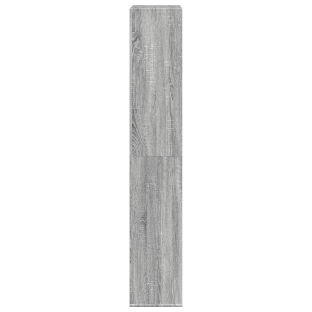 Βιβλιοθήκη Γκρι Sonoma 100x33x187,5 εκ. από Επεξεργ. Ξύλο