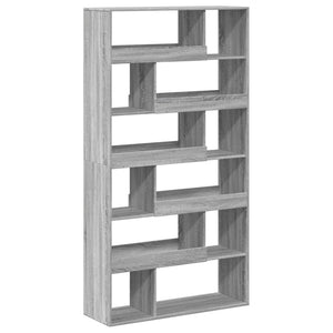 Βιβλιοθήκη Γκρι Sonoma 100x33x187,5 εκ. από Επεξεργ. Ξύλο