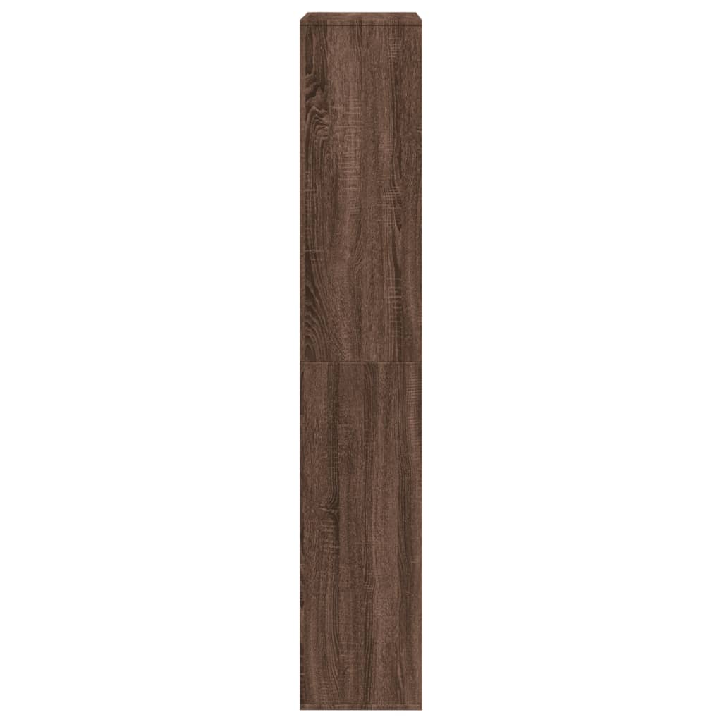 Βιβλιοθήκη Καφέ Δρυς 100x33x187,5 εκ. από Επεξεργασμένο Ξύλο