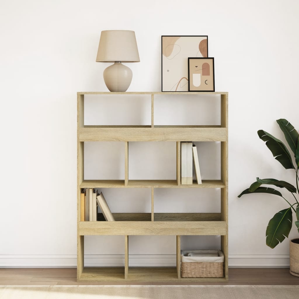 Βιβλιοθήκη Sonoma Δρυς 100x33x125,5 εκ. από Επεξεργασμένο Ξύλο - Pakobazaar