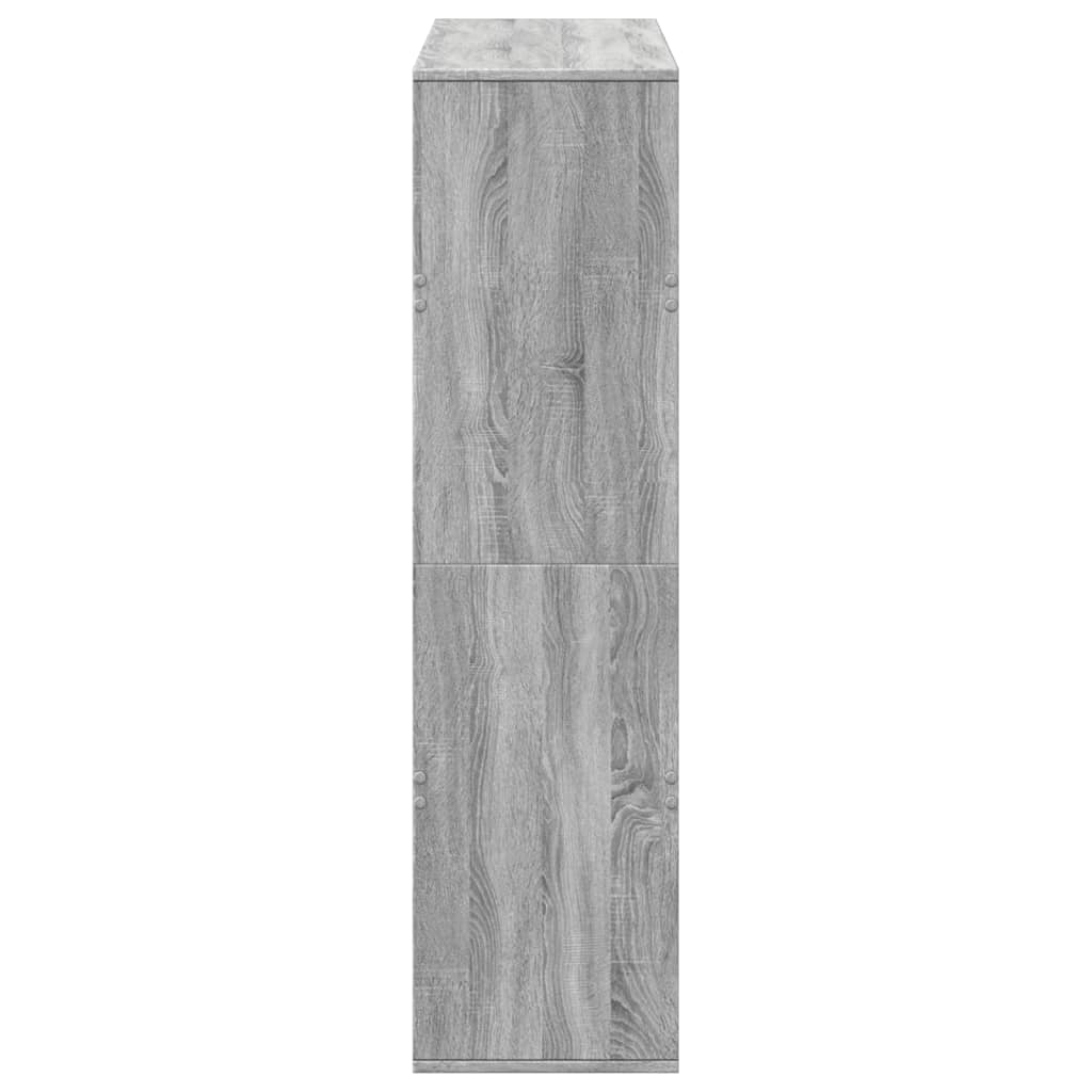 Βιβλιοθήκη Γκρι Sonoma 100x33x125,5 εκ. από Επεξεργασμένο Ξύλο