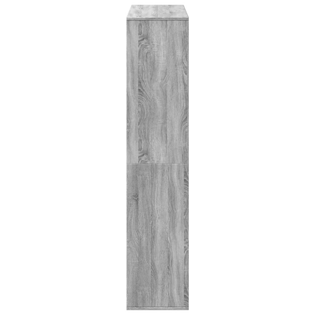 Βιβλιοθήκη Γκρι Sonoma 100x33x156,5εκ. από Επεξεργ. Ξύλο