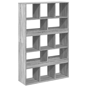 Βιβλιοθήκη Γκρι Sonoma 100x33x156,5εκ. από Επεξεργ. Ξύλο