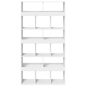 Βιβλιοθήκη Λευκή 100x33x187,5 εκ. Επεξ. Ξύλο