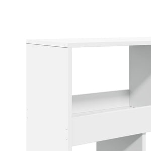 Βιβλιοθήκη Λευκή 100x33x187,5 εκ. Επεξ. Ξύλο