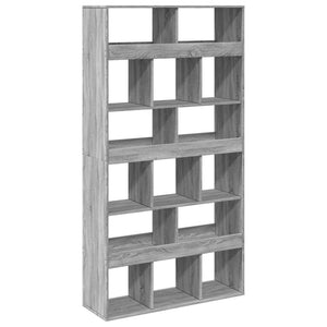 Βιβλιοθήκη Γκρι Sonoma 100x33x187,5 εκ. από Επεξεργ. Ξύλο