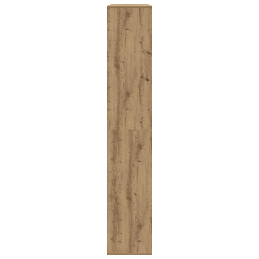 Βιβλιοθήκη Αρτισιανή Δρυς 100x33x187,5εκ από Επεξεργασμένο Ξύλο - Pakobazaar
