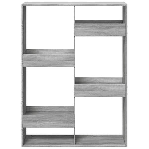Βιβλιοθήκη Γκρι Sonoma 100x33x135 εκ. από Επεξεργασμένο Ξύλο