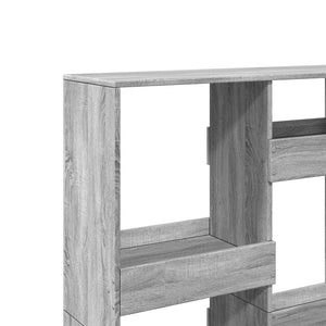 Βιβλιοθήκη Γκρι Sonoma 100x33x135 εκ. από Επεξεργασμένο Ξύλο