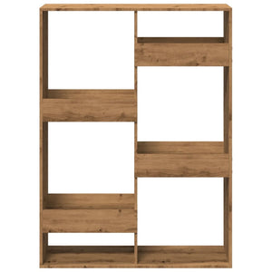 Βιβλιοθήκη Αρτισιανή Δρυς 100x33x135 εκ. Επεξ. Ξύλο