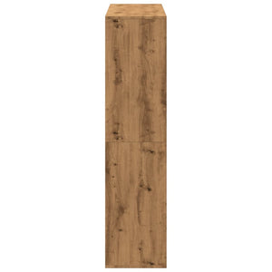 Βιβλιοθήκη Αρτισιανή Δρυς 100x33x135 εκ. Επεξ. Ξύλο