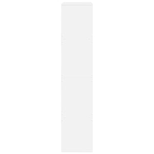 Βιβλιοθήκη Λευκή 100x33x155,5 εκ. από Επεξεργασμένο Ξύλο