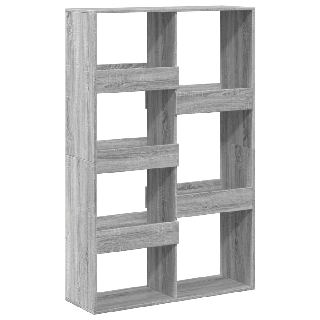Βιβλιοθήκη Γκρι Sonoma 100x33x155,5 εκ. από Επεξεργ. Ξύλο