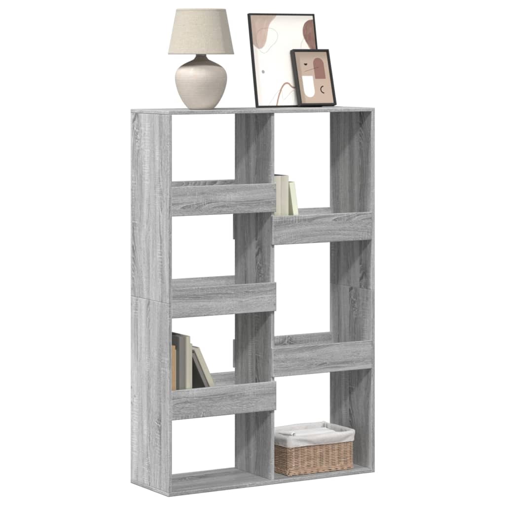 Βιβλιοθήκη Γκρι Sonoma 100x33x155,5 εκ. από Επεξεργ. Ξύλο