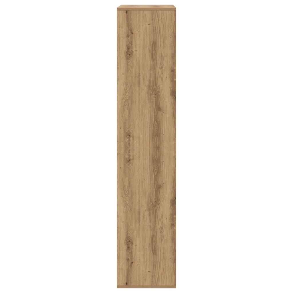 Βιβλιοθήκη Αρτισιανή Δρυς 100x33x155,5εκ από Επεξεργασμένο Ξύλο