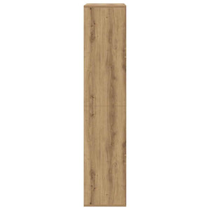 Βιβλιοθήκη Αρτισιανή Δρυς 100x33x155,5εκ από Επεξεργασμένο Ξύλο