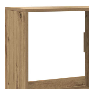 Βιβλιοθήκη Αρτισιανή Δρυς 100x33x155,5εκ από Επεξεργασμένο Ξύλο