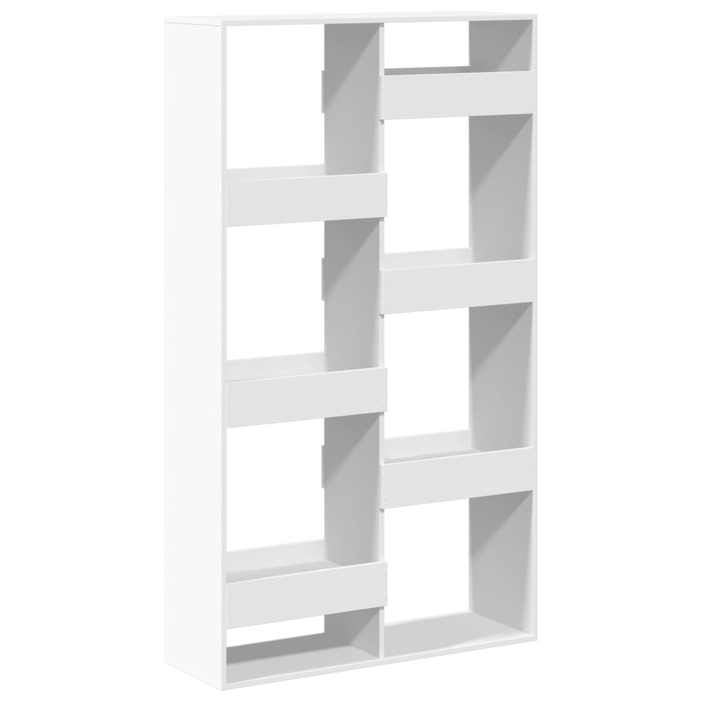 Βιβλιοθήκη Λευκή 100x33x175 εκ. από Επεξεργασμένο Ξύλο