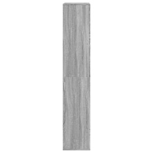 Βιβλιοθήκη Γκρι Sonoma 100x33x175 εκ. από Επεξεργ. Ξύλο