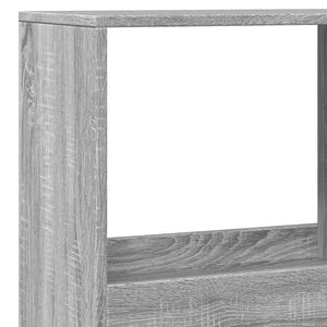 Βιβλιοθήκη Γκρι Sonoma 100x33x175 εκ. από Επεξεργ. Ξύλο
