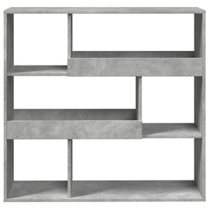 Βιβλιοθήκη/Διαχωριστικό Χώρου Γκρι 100x33x94,5 εκ. Επεξ. Ξύλο