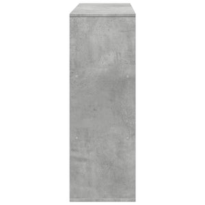 Βιβλιοθήκη/Διαχωριστικό Χώρου Γκρι 100x33x94,5 εκ. Επεξ. Ξύλο