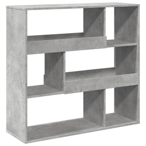 Βιβλιοθήκη/Διαχωριστικό Χώρου Γκρι 100x33x94,5 εκ. Επεξ. Ξύλο