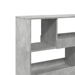 Βιβλιοθήκη/Διαχωριστικό Χώρου Γκρι 100x33x94,5 εκ. Επεξ. Ξύλο