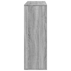 Βιβλιοθήκη/Διαχωριστικό Χώρου Γκρι 100x33x94,5 εκ. Επεξ. Ξύλο