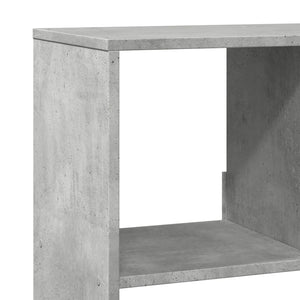 Βιβλιοθήκη/Διαχωριστικό Χώρου Γκρι 100x33x125,5 εκ. Επεξ. Ξύλο