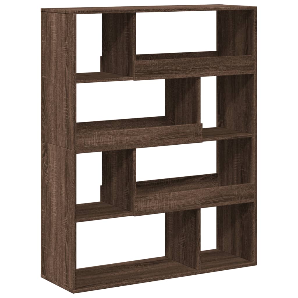 Βιβλιοθήκη/Διαχωριστικό Χώρου Δρυς 100x33x125,5 εκ. Επεξ. Ξύλο