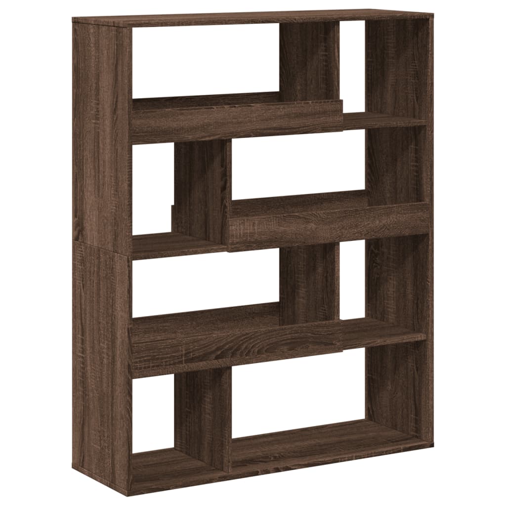 Βιβλιοθήκη/Διαχωριστικό Χώρου Δρυς 100x33x125,5 εκ. Επεξ. Ξύλο