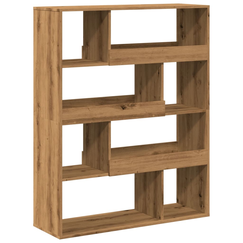 Βιβλιοθήκη/Διαχωριστικό Χώρου Δρυς 100x33x125,5 εκ. Επεξ. Ξύλο
