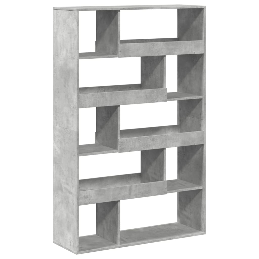 Βιβλιοθήκη/Διαχωριστικό Χώρου Γκρι 100x33x156,5 εκ. Επεξ. Ξύλο