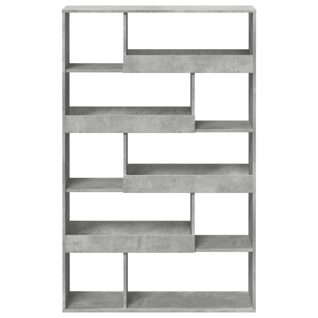 Βιβλιοθήκη/Διαχωριστικό Χώρου Γκρι 100x33x156,5 εκ. Επεξ. Ξύλο