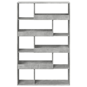 Βιβλιοθήκη/Διαχωριστικό Χώρου Γκρι 100x33x156,5 εκ. Επεξ. Ξύλο