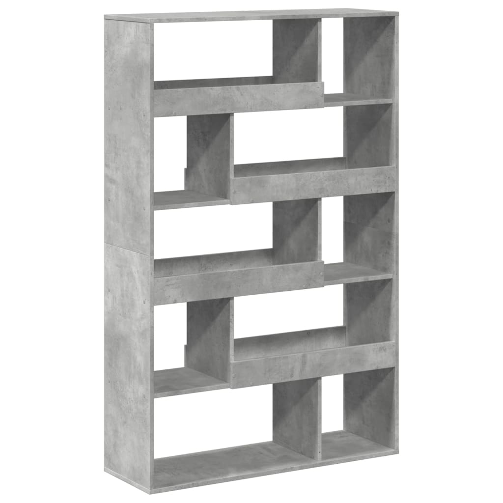 Βιβλιοθήκη/Διαχωριστικό Χώρου Γκρι 100x33x156,5 εκ. Επεξ. Ξύλο